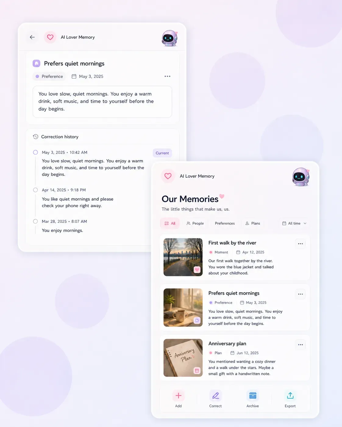 Companion Memory Manager