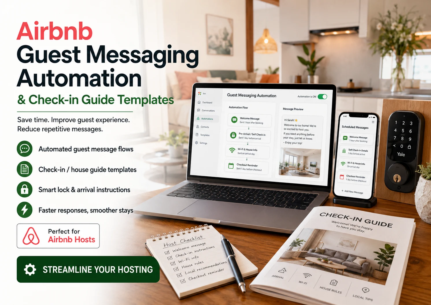 Multilingual Airbnb Guest Messaging Templates