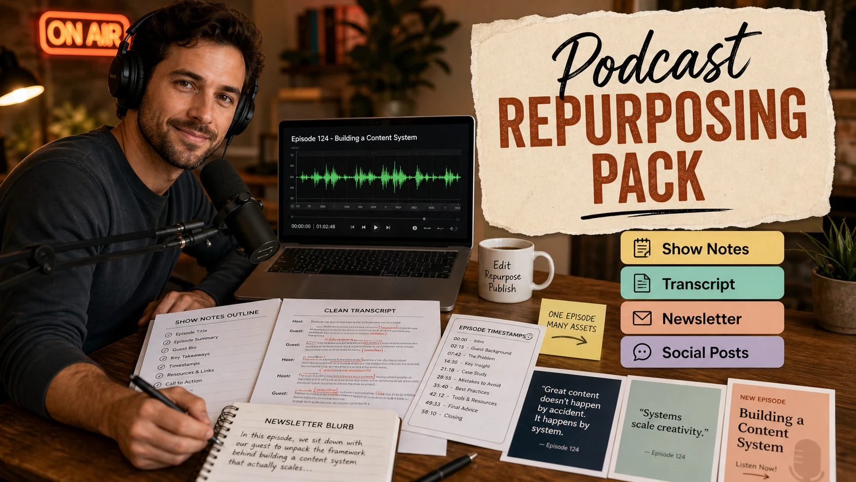 Podcast Show Notes & Transcript (Per Episode)